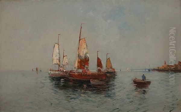 Fischerboote In Der Lagune Vor Venedig - view 1