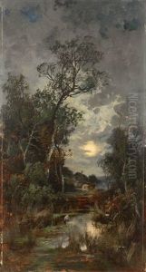 Motiv Aus Den Argonnen by Georg Fischhof
