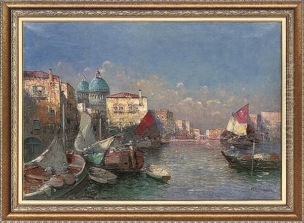 Boats In The Harbour - view 1