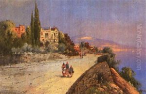Kustenlandschaft An Der Adria by Georg Fischhof