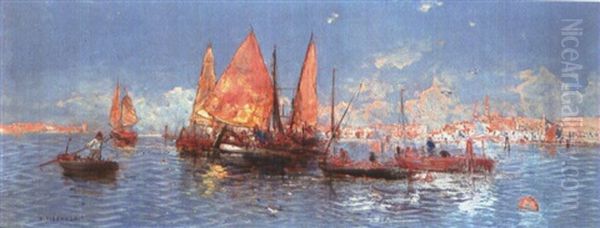 Ansicht Von Istanbul Mit Fischern - view 1