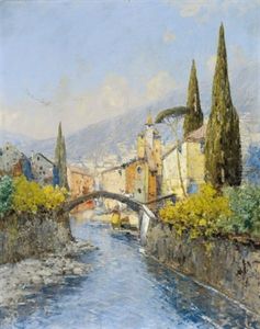 Motiv Aus Dem Suden by Georg Fischhof