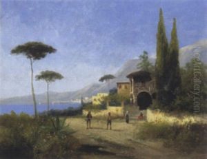 Sudliche Landschaft by Georg Fischhof