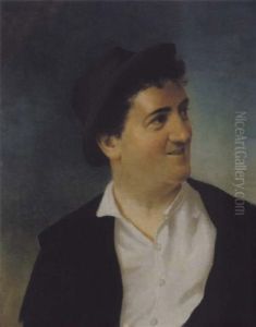 Portrait Eines Herrn Mit Hut Portrait Eines Herrn Mit Hut