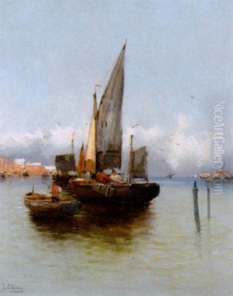 Auslaufende Fischerboote - view 1