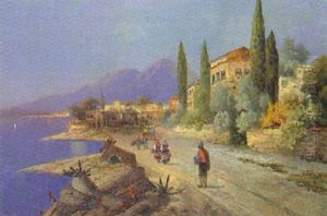 Mediterrane Kustenlandschaft