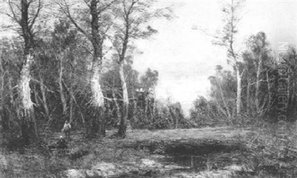 Waldlandschaft Mit Figurlicher Staffage - view 1