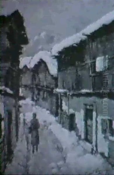 Bergdorf Im Winter - view 1