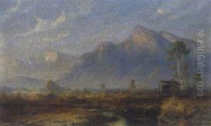 Blick Uber Das Salzburger Moor Richtung Untersberg