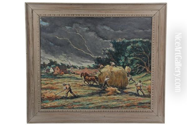 Haying, Racing The Thunderstorm - view 1