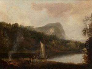 Sailing The Inlet, 1838 by Alvan Fisher