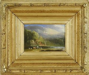 Connecticut Landscapes (pair) by Alvan Fisher