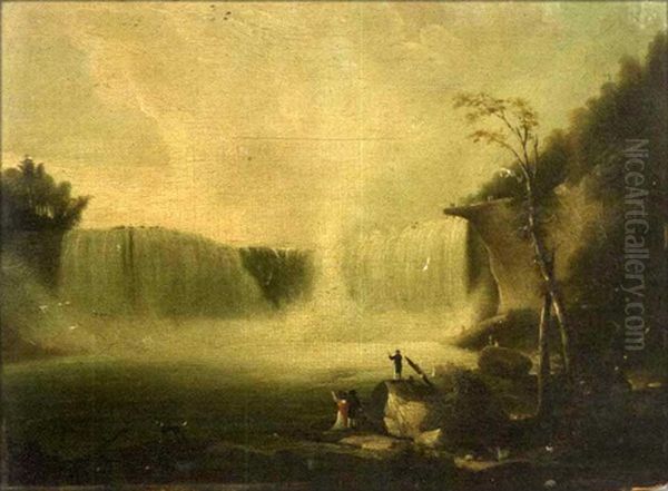 View Of Niagara, The Horseshoe Falls With Table Rock - view 1