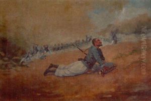 Louisiana Civil War Zouaves On The Battlefield