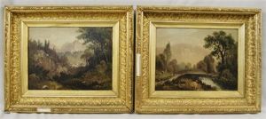 Vermont Landscapes (2 Works) by D.A. Fisher