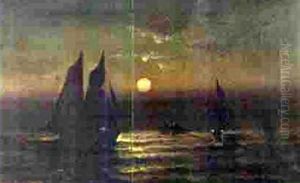 Moonlight Sailing by D.A. Fisher