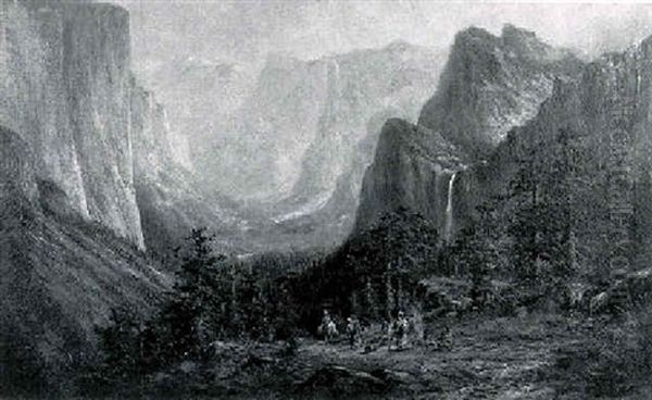 Indians In A California Landscape - view 1