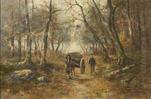 Painting; W6gme by Hugo Melville Fisher