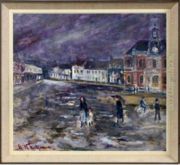 Cityscape With Figures - view 1