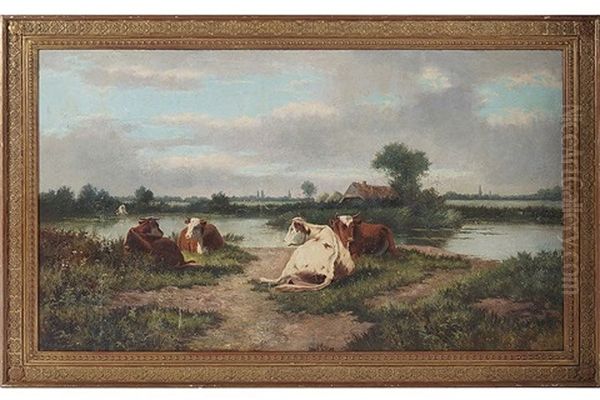 Resting Cattle - view 1