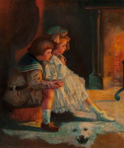 Children Warmed By Fire by Mark Fisher