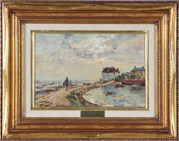 Coastal Scene With Figures - view 1