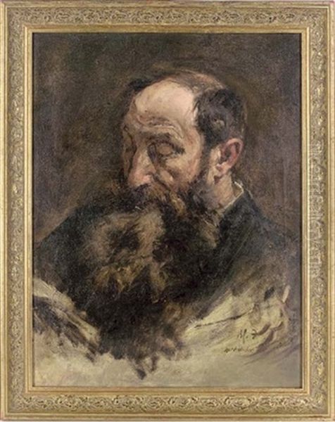 Portrait Of Monsieur P. Michaud Reading - view 1