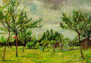 Corner Of The Orchard, Hatfield Heath by Mark Fisher