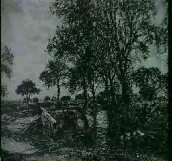 A Shaded Watering-place - view 1