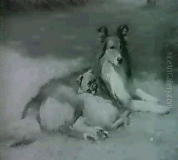 Dignity And Impudence - A Collie And A Pug - view 1