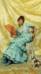 A Venetian Beauty by Samuel Melton Fisher