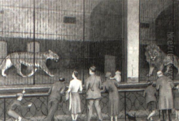 Looking At The Animals, Regents Park Zoo - view 1