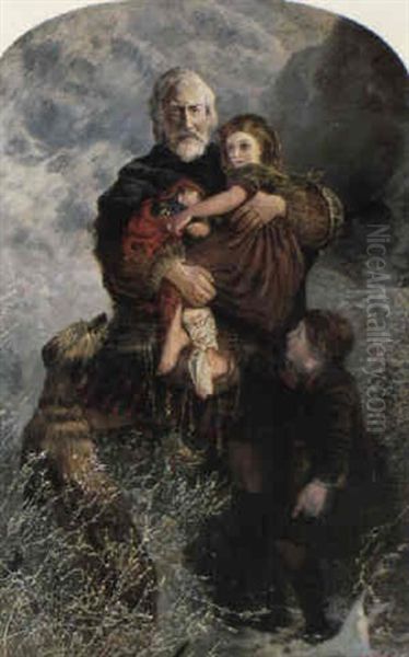 Fugitives From The Massacre Of Glencoe... - view 1