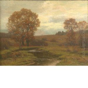 River Landscape, Autumn, New York by William Crothers Fitler