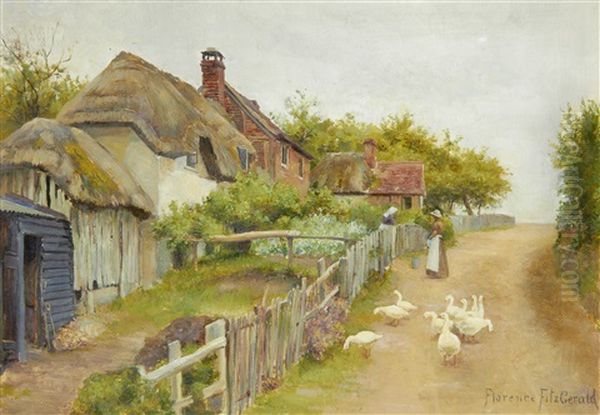 Country Village Scenes (pair) - view 1
