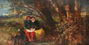 Faust And Marguarite by John Anster Fitzgerald
