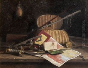 Still Life With Rods And Reels by John Fitz Marshall