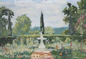 Garden At Morning, View Of Montgomery Alabama Garden At Morning, View Of Montgomery Alabama