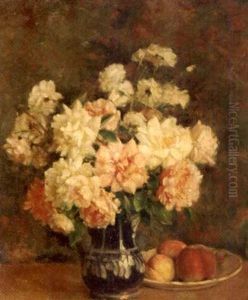 Still Life With Roses by Pierre Felix Masseau Fix-Masseau