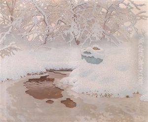 Pool In Winter