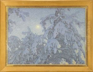 Vintersol by Gustaf Fjaestad