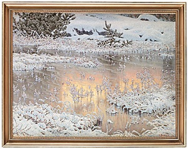 Morgonrodnad Over Isen - view 1