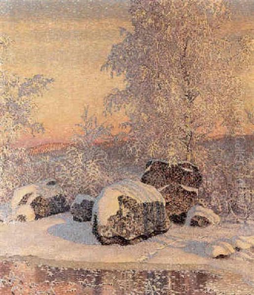 Svensk Vinterlandskab - view 1