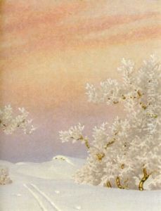Vintersol by Gustaf Fjaestad