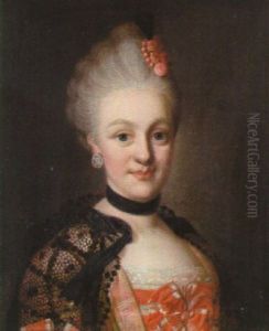 Portratt Av Christina Lovisa Gothe, Fodd Blom , Gift Med Johan Adolf Gothe thumbnail
