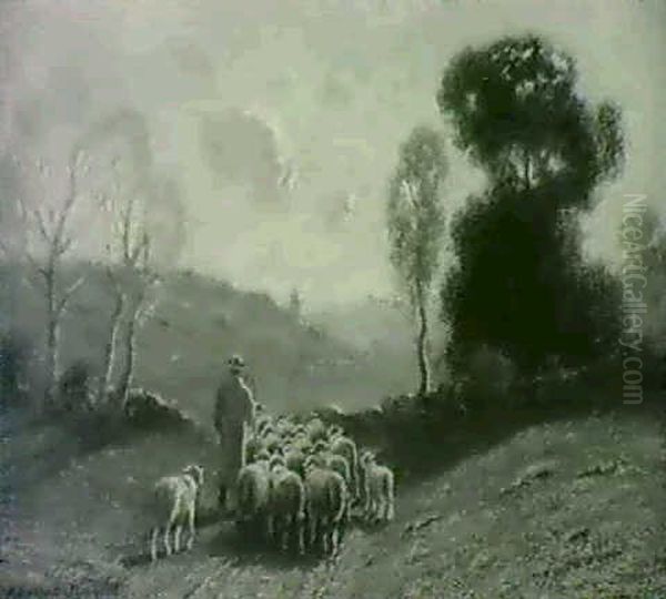 Scene In Normandy, Autumn - view 1