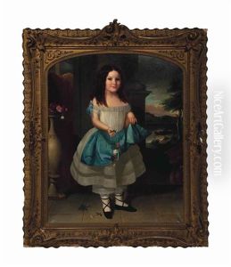 Portrait Of Eliza Trowbridge Hall by Jared Bradley Flagg