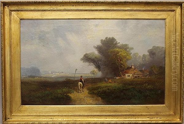 Landscape With Man On Horseback - view 1