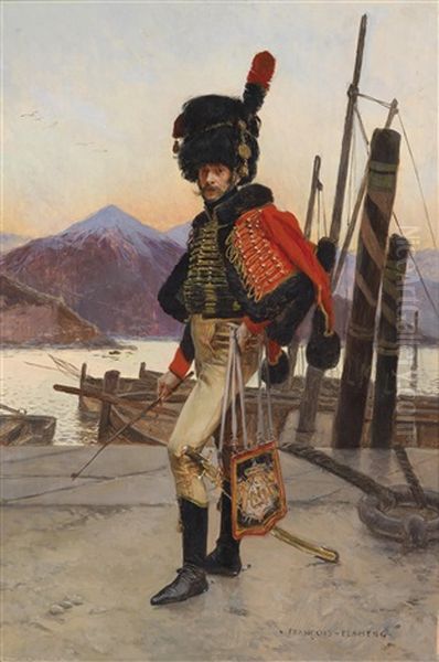 Offizier Des Chassseurs A Cheval Regiments Der Napoleonischen Nationalgarde - view 1