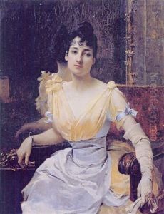 Portrait De Juliette Massenet, Fille De Jules Massenet Portrait De Juliette Massenet, Fille De Jules Massenet